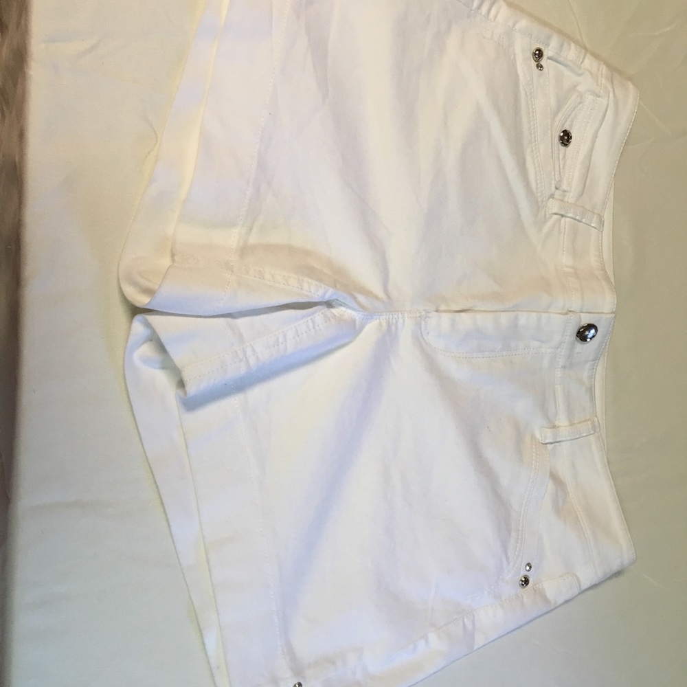 White House black market white shorts